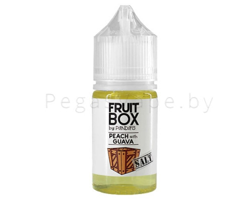 Жидкость для вейпа Fruit Box Salt - Персик, гуава