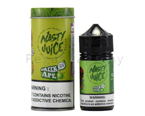 Премиум жидкость для вейпа Nasty Juice - Green Ape (60 мл) (3 мг)