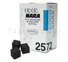 Кокосовый уголь для кальяна Coconara (72 кубика)