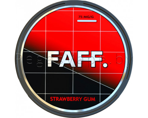 Бестабачная жевательная смесь Faff - Strawberry Gum