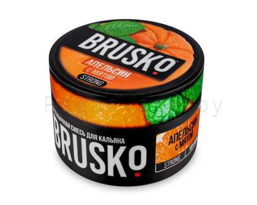 Смесь для кальяна Brusko Апельсин с мятой (Strong)