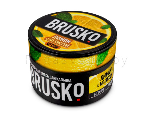 Смесь для кальяна Brusko Лимон с мелиссой (Medium)