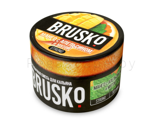Смесь для кальяна Brusko Манго с апельсином и мятой (Strong)